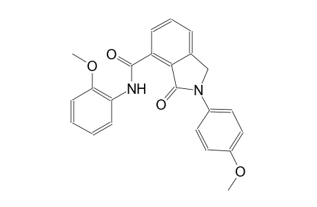 N-(2-methoxyphenyl)-2-(4-methoxyphenyl)-3-oxo-4-isoindolinecarboxamide