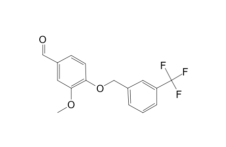 3-Methoxy-4-{[3-(trifluoromethyl)benzyl]oxy}benzaldehyde