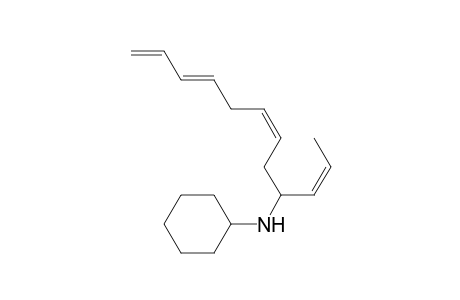 9-N-cyclohexylamino-1,3,6,10-dodecantetraene