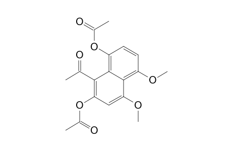 Ethanone, 1-[2,8-bis(acetyloxy)-4,5-dimethoxy-1-naphthalenyl]-