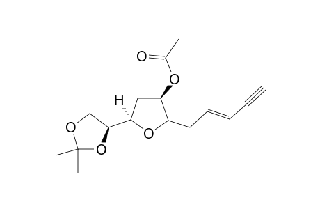 [(2R,3R,5R)-5-{4(S)-2,2-dimethyl[1,3]dioxolan-4-yl}-2-[pent-2(E)-en-4-ynyl]-tetrahydrofuran-3-yl acetate