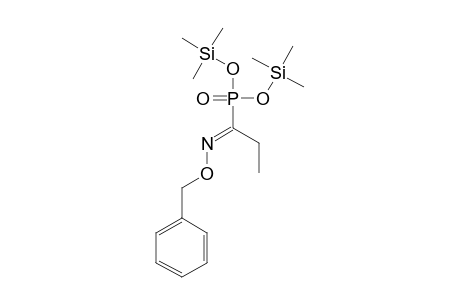 BIS-(TRIMETHYLSILYL)-1-BENZYLOXYIMINOPROPYLPHOSPHONATE