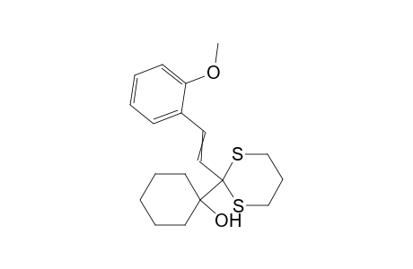 1-(2-(2-methoxystyryl)-1,3-dithian-2-yl)cyclohexanol