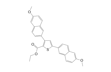 Ethyl 3,5-bis(6-methoxynaphthalen-2-yl)thiophene-2-carboxylate