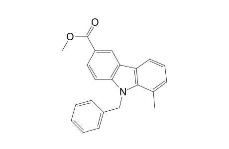 9H-Carbazole-3-carboxylic acid, 8-methyl-9-(phenylmethyl)-, methyl ester