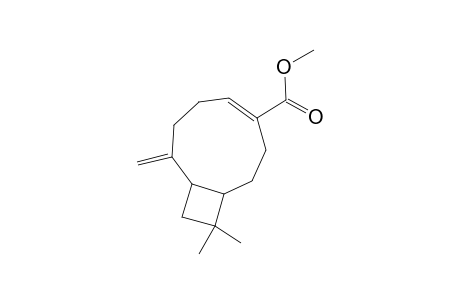 Methyl (E)-11,11-dimethyl-8-methylenebicyclo[7.2.0]undec-4-ene-4-carboxylate