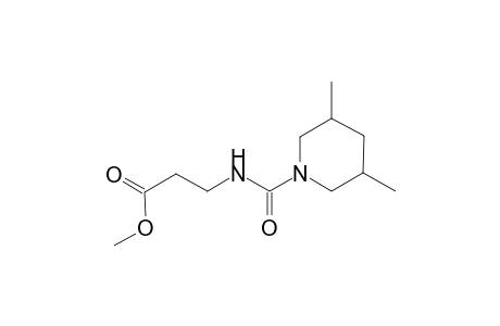 beta-alanine, N-[(3,5-dimethyl-1-piperidinyl)carbonyl]-, methyl ester