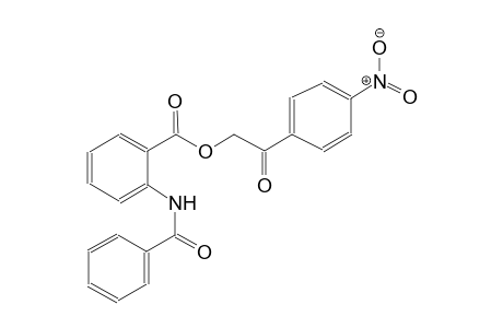 benzoic acid, 2-(benzoylamino)-, 2-(4-nitrophenyl)-2-oxoethyl ester