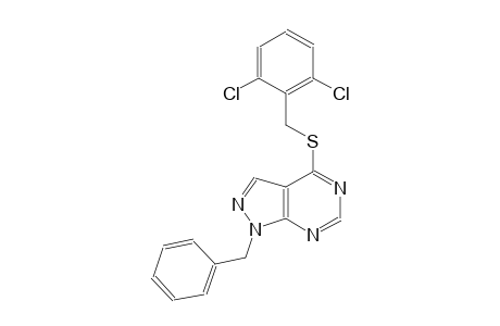 1-benzyl-4-[(2,6-dichlorobenzyl)sulfanyl]-1H-pyrazolo[3,4-d]pyrimidine