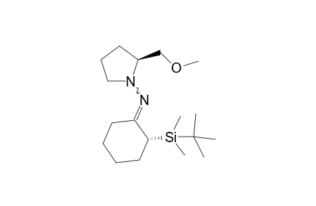 [(R)-2-(tert-Butyl-dimethyl-silanyl)-cyclohex-(E)-ylidene]-((S)-2-methoxymethyl-pyrrolidin-1-yl)-amine