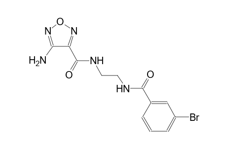 4-amino-N-{2-[(3-bromobenzoyl)amino]ethyl}-1,2,5-oxadiazole-3-carboxamide