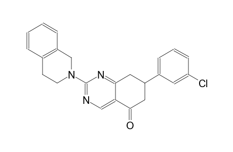 7-(3-chlorophenyl)-2-(3,4-dihydro-2(1H)-isoquinolinyl)-7,8-dihydro-5(6H)-quinazolinone