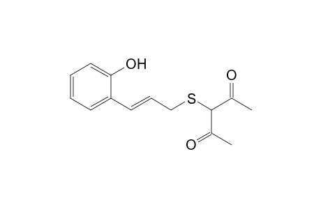 3-[3'-(2"-Hydroxyphenyl)prop-2'-enylthio]pentane-2,4-dione