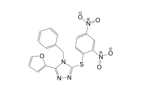 4-benzyl-3-[(2,4-dinitrophenyl)sulfanyl]-5-(2-furyl)-4H-1,2,4-triazole