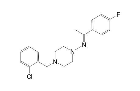 4-(2-chlorobenzyl)-N-[(E)-1-(4-fluorophenyl)ethylidene]-1-piperazinamine