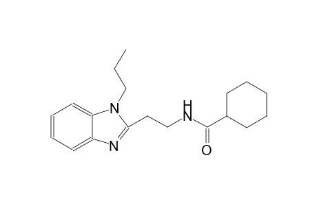cyclohexanecarboxamide, N-[2-(1-propyl-1H-benzimidazol-2-yl)ethyl]-