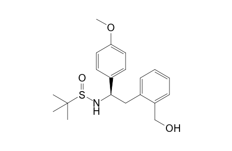 (1R,RS)-N-(tert-Butylsulfinyl)-2-[2-(hydroxymethyl)phenyl]-1-(4-methoxyphenyl)ethanamine