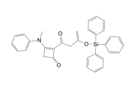 2-Cyclobuten-1-one, 3-(methylphenylamino)-2-[1-oxo-3-[(triphenylsilyl)oxy]-3-butenyl]-