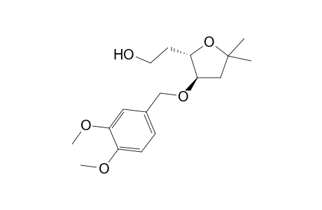 2-{3'-[(3'',4''-Dimethoxybenzyl)oxy]-5',5'-dimethyl(tetrahydrofuran-2-yl)}-ethanol