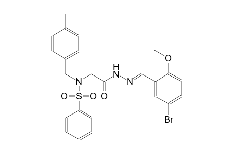 N-{2-[(2E)-2-(5-bromo-2-methoxybenzylidene)hydrazino]-2-oxoethyl}-N-(4-methylbenzyl)benzenesulfonamide