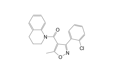 1-{[3-(2-chlorophenyl)-5-methyl-4-isoxazolyl]carbonyl}-1,2,3,4-tetrahydroquinoline