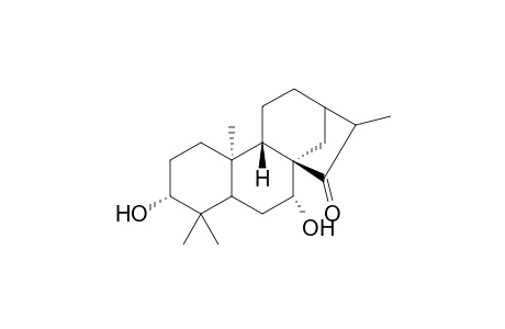 3.alpha.,7.alpha.-Dihydroxy-15-oxo-(16S)-Kaurane