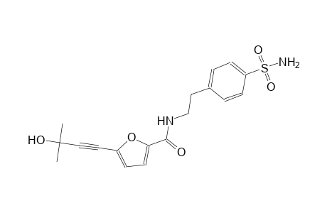 N-{2-[4-(aminosulfonyl)phenyl]ethyl}-5-(3-hydroxy-3-methyl-1-butynyl)-2-furamide