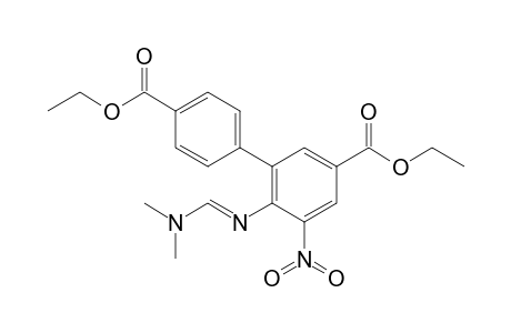 Diethyl 6-{[(E)-(dimethylamino)methylidene]amino}-5-nitro[1,1'-biphenyl]-3,4'-dicarboxylate