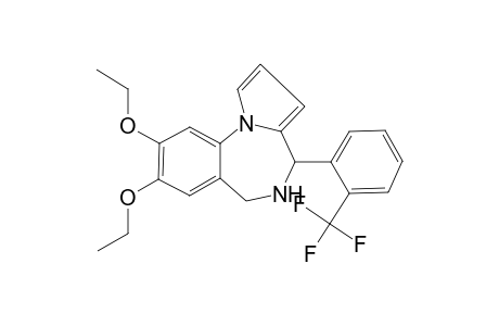 8,9-Diethoxy-4-[2-(trifluoromethyl)phenyl]-5,6-dihydro-4H-pyrrolo[1,2-a][1,4]benzodiazepine