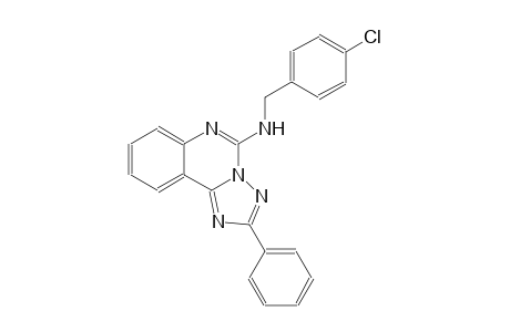 [1,2,4]triazolo[1,5-c]quinazolin-5-amine, N-[(4-chlorophenyl)methyl]-2-phenyl-