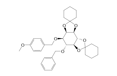 (-)-6-O-Benzyl-2,3:4,5-di-O-cyclohexylidene-1-O-(p-methoxybenzyl)-myo-inositol