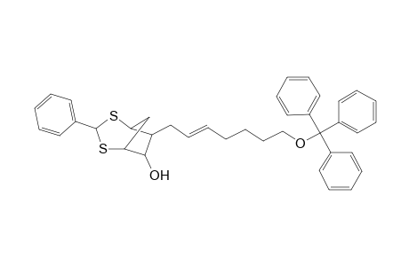 (Z)-(1SR,3SR,5RS,6RS,7RS)-6-hydroxy-7-[7-(triphenylmethoxy)-2-heptenyl]-3-phenyl-2,4-dithiabicyclo[3.2.1]octane