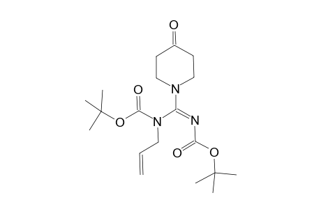 N1-Ally-N1,N2-bis(tert-butoxycarbonyl)-4-oxopiperidine-1-carboxamidine