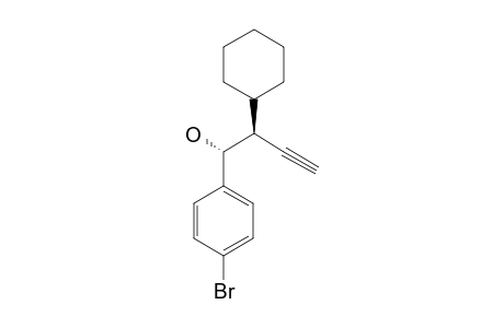 (+)-(1R,2R)-2-CYCLOHEXYL-1-(4-BROMOPHENYL)-BUT-3-YN-1-OL