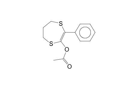 3-Phenyl-6,7-dihydro-5H-1,4-dithiepin-2-yl acetate
