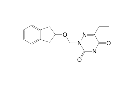 5-ETHYL-1-(INDAN-2-YLOXYMETHYL)-6-AZAURACIL