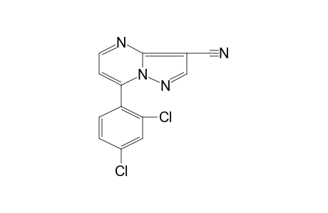 7-(2,4-DICHLOROPHENYL)PYRAZOLO[1,5-a]PYRIMIDINE-3-CARBONITRILE