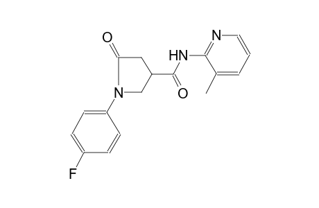 Pyrrolidine-3-carboxamide, 1-(4-fluorophenyl)-N-(3-methyl-2-pyridyl)-5-oxo-