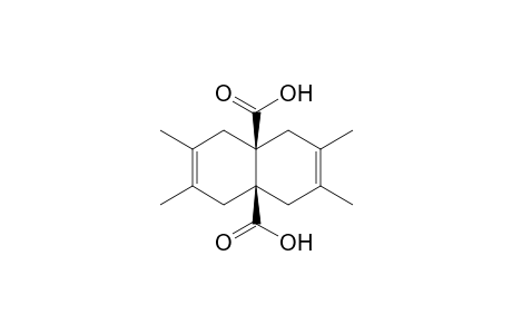 3,4,8,9-tetramethyl-cis-bicyclo[4.4.0]decan-3,8-diene-1,6-dicarboxylic acid