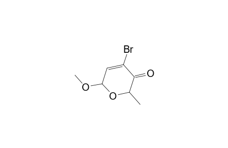 4-Bromanyl-2-methoxy-6-methyl-2H-pyran-5-one
