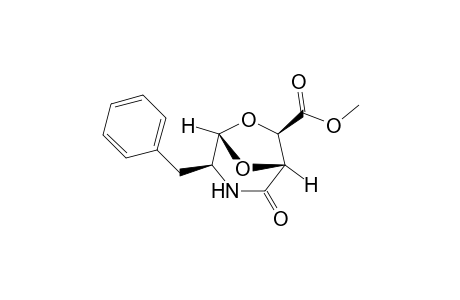 Methyl (1R,4S,5S,7R)-2-Oxo-4-exo-benzyl-6,8-dioxa-3-azabicyclo[3.2.1]octane-7-exo-carboxylate