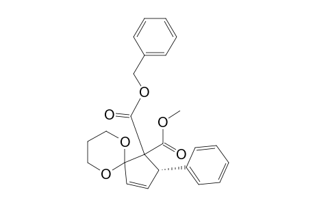 cis-benzyl methyl 2-phenyl-6,10-dioxaspiro[4.5]dec-3-ene-1,1-dicarboxylate