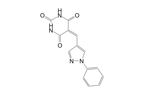 5-[(1-phenyl-1H-pyrazol-4-yl)methylene]-2,4,6(1H,3H,5H)-pyrimidinetrione
