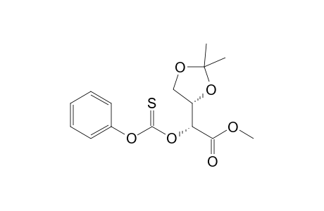 Methyl 3,4-O-isopropylidene-2-O-phenoxythiocarbonyl-L-threonate