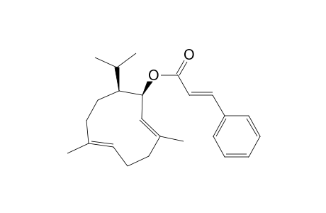 2-Propenoic acid, 3-phenyl-, 3,7-dimethyl-10-(1-methylethyl)-2,6-cyclodecadien-1-yl ester, [1R-(1R*,2E,6E,10S*)]-