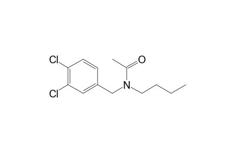 Butyl[(3,4-dichlorophenyl)methyl]amine, N-acetyl-