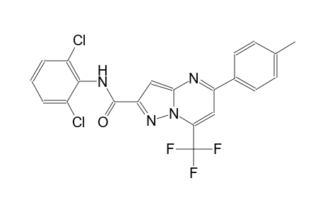 N-(2,6-dichlorophenyl)-5-(4-methylphenyl)-7-(trifluoromethyl)pyrazolo[1,5-a]pyrimidine-2-carboxamide