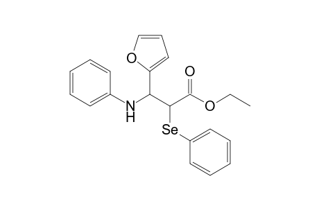 Ethyl 3-(phenylamino)-2-(phenylseleno)-3-(furan-2-yl)propanoate