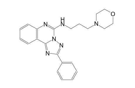[1,2,4]triazolo[1,5-c]quinazolin-5-amine, N-[3-(4-morpholinyl)propyl]-2-phenyl-