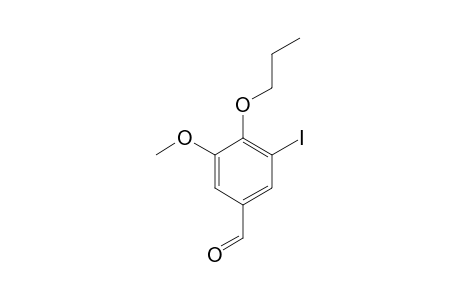 3-Iodo-5-methoxy-4-propoxybenzaldehyde